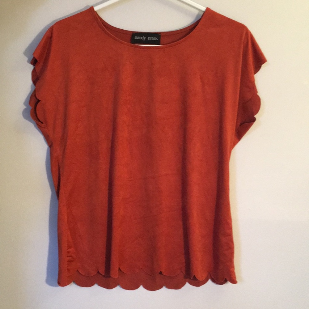 Mandy Evans Burnt Orange Top